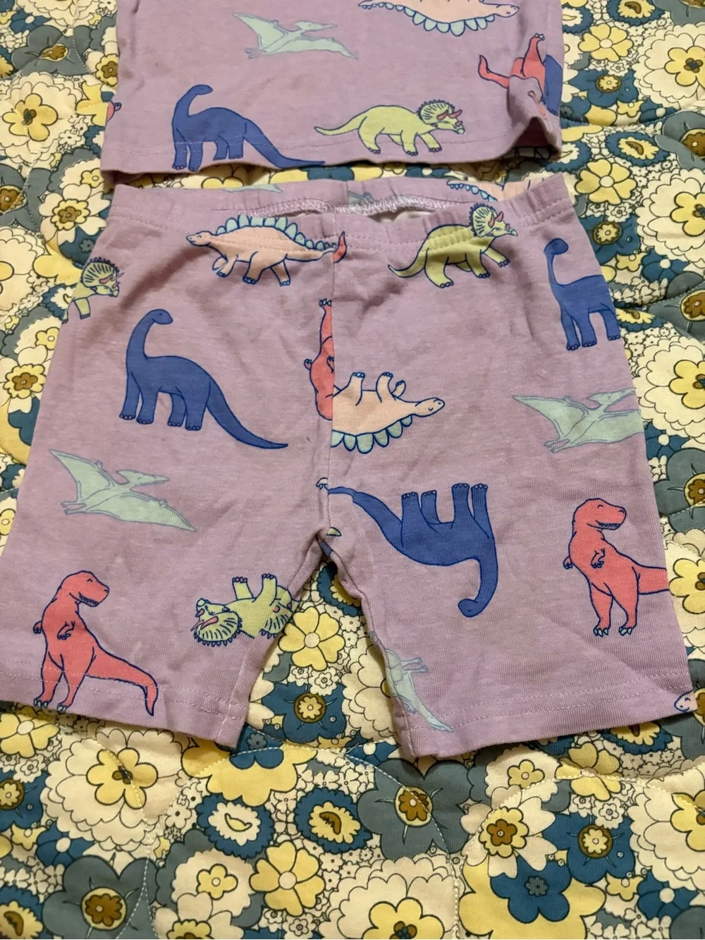 Carter's girls size 5t dinosaur pajama set